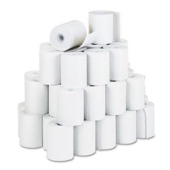 06-0720 Paper (3-Ply, 50 Rolls per Case) for Ithaca Impact Printers - Color: White/Yellow/Pink ITHACA, CONSUMABLES, 3-1/4" X 85" 3 PLY BOND PAPER<br />ITHACA, CONSUMABLES, 3-1/4" X 85" 3 PLY BOND PAPER FOR ITHACA PRINTER, SOLD AND PRICED PER CASE