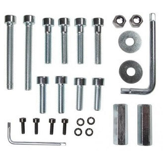 100185 Forklift Fastener Pack M8 and M4<br />PROCLIP USA, FORKLIFT CLAMP FASTENER PACK M8 FASTENERS AND COUPLING NUTS FOR CLAMP. M4 FASTENERS FOR ATTACHING PEDESTAL.<br />PROCLIP USA, NCNR, FORKLIFT CLAMP FASTENER PACK M8 FASTENERS AND COUPLING NUTS FOR CLAMP. M4 FASTENERS FOR ATTACHING PEDESTAL.