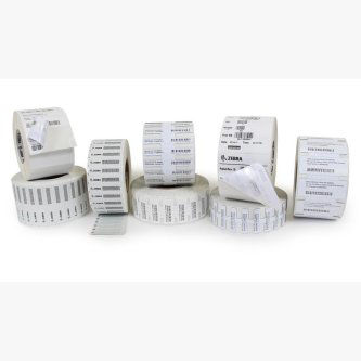 10026462 Label, Paper, 4x6in (101.6x152.4mm); TT, Z-Perform 1500T, Coated, Permanent Adhesive, 3in (76.2mm) core, RFID, 200/roll, 2/box, Plain<br />DOGBONE RFID LABEL 4x6 2/CASE