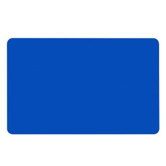 104523-134 Blue PVC Cards (30 mil, CR80 - Quantity 500) CARD PVC 30MIL BLUE KIT   BLUE PVC CARDS;30 MIL,CR80, QUANTITY 500 Zebra Cards ZEBRACARD, CONSUMABLES, BLUE PREMIER COLOR PVC CR-80 30 MIL CARD, 500 CARDS PER BOX, PRICED PER BOX Zebra color PVC card - blue, 30 mil (500 cards)<br />PVC CARD 30MIL BLUE 500/BOX
