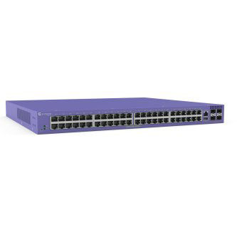 18104 V400 Series 48 10/100/1000BASE-T PoE+, 4 1000/10GBaseX unpopulated SFP+ ports, fixed power supply and fans<br />V400-48p-10GE4