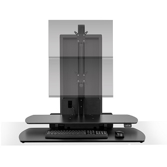 1TCH-1-BLK The One Touch systems are electric power<br />One over one, dual electric workstation