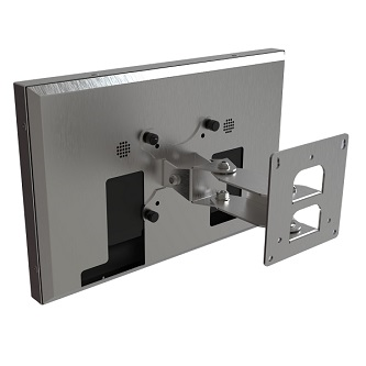 200044 LOGIC CONTROLS, STAINLESS STEEL VESA ARM MOUNT FOR KP40-S<br />Stainless Steel Vesa Arm Mount