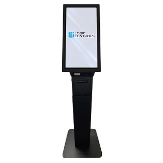 200050 LOGIC CONTROLS, FLOOR STAND WITH PRINTER SLOT<br />Self-Service Kiosk Floor Stand