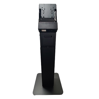 200053 Self-Service Floor Kiosk Stand w/Printer<br />LOGIC CONTROLS, SELF-SERVICE FLOOR KIOSK STAND WITH PRINTER STORAGE, STAND ONLY, CAN BE PAIRED WITH 27IN OR 21.5IN KIOSK AIO, OR TOUCHSCREEN MONITOR PAIRED WITH LCI CONTROLLER