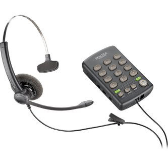 204556-01 T110H Single Line Telephone S12 T110H TELEPHONE W/ADAPTER A10-110 PLT BRAND US CANADA T110H QD-Equipped headset.