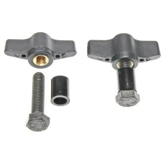 215670 PED MOUNT WING NUTS BOLTS PROCLIP USA, PEDESTAL MOUNT WING NUTS AND BOLTS - 2 PCS (2 WING NUTS, 2 PLASTIC SPACERS, 2 BOLTS) PEDESTAL HEAVYDUTY WINGNUTBOLT 2 Wing nut kit for use with ProClip aluminum pedestal mounts. Allows easy adjustment and removal of pedestal parts. Fits all extension rod sizes. Metal spacer for use with ProClip pedestals. 2 Wing Nuts / 2 Metal Spacers / 2 Bolts Wing nut kit for use with ProClip aluminum mounts. Allows easy adjustment and removal of mount parts. - Fits all extension rod sizes - Metal spacer for use with ProClip mounts - 2 Wing Nuts / 2 Metal Spacers   / 2 Bolts<br />PROCLIP USA, NCNR, PEDESTAL MOUNT WING NUTS AND BOLTS - 2 PCS (2 WING NUTS, 2 PLASTIC SPACERS, 2 BOLTS)