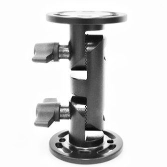 215840 PEDMT, HD, 4 IN, ADJ, RD BASE PEDESTAL MOUNT KIT, 4 INCH, HEAVY DUTY, ADJUSTABLE, ROUND BASES PROCLIP, HEAVY-DUTY PEDESTAL MOUNT - 4 INCH WITH ROUND BASE PLATES PROCLIP USA, HEAVY-DUTY PEDESTAL MOUNT - 4 INCH WITH ROUND BASE PLATES PEDESTAL HEAVYDUTY BASE 4IN "This aluminum 4 inch Pedestal Mount has teeth within the interlocking joints providing a very strong connection that can withstand a lot of weight. It provides a mounting platform that can be used on a variety of  vehicles and fixed locations and can be used to mount a wide variety of  products such as tablets, mobile computers, printers, and mobile phones. The pedestal mounts come in 2 inch, 4 inch, 6 inch, 8 inch, and 10 inch heights with and Round AMPS base and top. " This aluminum 4 inch Pedestal Mount has teeth within the interlocking joints providing a very strong connection that can withstand a lot of weight. It provides a mounting platform that can be used on a variety of   vehicles and fixed locations and can be used to mount a wide variety of