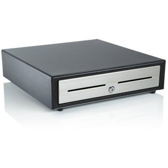 2181-3105-0001 NCR Full Size Cash Drawer, 24V, Charcoal, 5B/5C Adjustable Till, 3-position lock AED Svc