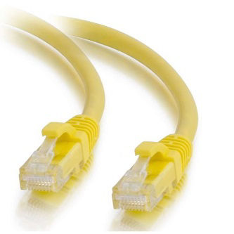 22105 1FT CAT5E SNAGLESS UTP CABLE-YLW<br />1FT CAT5E SNAGLESS PATCH CBL YLW