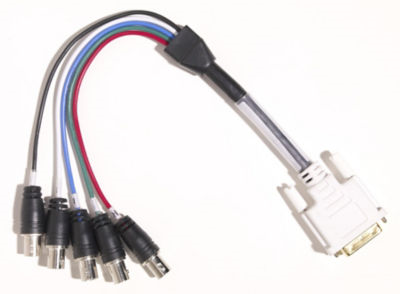 2457-23792-001EMEA Monitor cable -  DVI-A(M) at codec to VGA(M), 3m.  Used to connect DVI from codec (DVI-I connector) to VGA display device input.