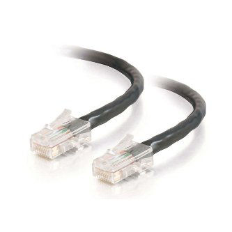 26689 10FT CAT5E NONBOOTED XOVER CABLE-BLK 10FT CAT5E CROSSOVER PATCH CABLE BLACK C2G 10FT CAT5E CROSSOVER UTP CBL-BLK