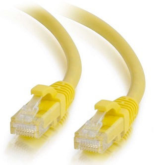 27195 25FT CAT6 SNAGLESS UTP CABLE-YLW<br />25FT CAT6 YELLOW SNAGLESS RJ45 M/M PATCH CABL 550MHZ