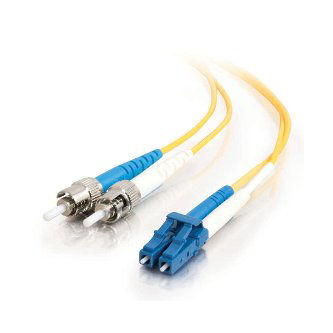 37478 5M LC/ST DUPLEX 9/125 SINGLE MODE FIBER PATCH CABLE  YELLOW 5M LC/ST 9/125 SINGLEMODE FIBER PATCH CABLE YELLOW Cable (5 Meters, LC/ST Duplex 9/125 Single Mode Fiber Patch Cable, Yellow) Cables to Go Data Cables Cable (5 Meters, LC"ST Duplex 9"125 Single Mode Fiber Patch Cable, Yellow) 5M LC-ST 9/125 DPX OS1/2 SM FBR-YW