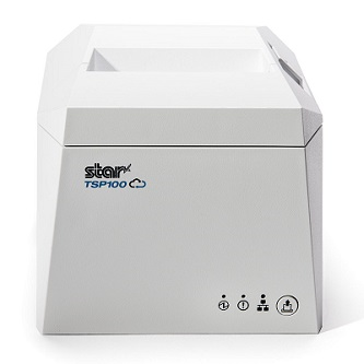 39473710 STAR MICRONICS, THERMAL PRINTER, TSP143IV UEWB WT US, TSP100IV X4, THERMAL, CUTTER, USB-C, ETHERNET (LAN), WLAN, BLUETOOTH, CLOUDPRNT, ANDROID OPEN ACCESSORY (AOA), WHITE, USB CABLE INCLUDED, INT PS<br />TSP100IV X4 THERMAL CUTTER USBC ETHERNET (LAN) WLAN BLUETOOTH CLOUD