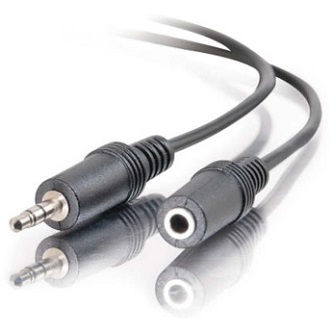 40409 25FT. 3.5MM STEREO AUDIO EXT. CBL M/F<br />25FT 3.5MM M/F STEREO AUDIO EXTENSION CABL