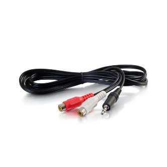 40425 6FT 3.5MM STEREO MALE TO RCA F FEMALE Y 6FT 3.5MM TO 2XRCA M/F STEREO Y-CABLE Cable (6 Feet, 3.5mm Stereo Male to RCA F Female Y) Cables to Go Data Cables 6FT 3.5MM STEREO MALE TO RCA FFEMALE Y 6FT 3.5MM STEREO MALE TO RCA FEMALE Y