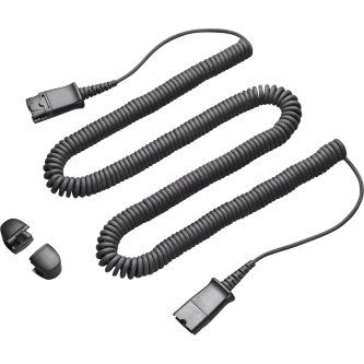 40711-01 Quick Disconnect Extension Cord (10") CABLE EXTENSION 10FT COIL QD TO QD LIGHTWEIGHT - NO RETURNS 10 Inch extension cable (QD to QD) .  Standard, for all H-series corded headsets.