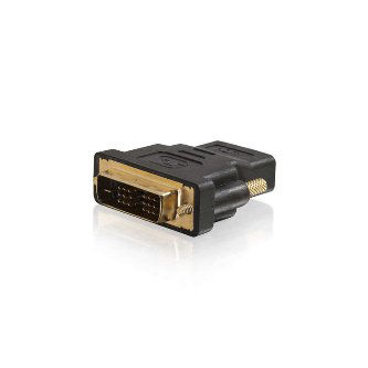 40746 HDMI F TO DVI M ADAPTER BLACK VELOCITY DVI-D TO HDMI M/F INLINE ADAPTER HDMI F to DVI M Adapter (Black) Cables to Go Data Cables HDMI F TO DVI M ADT BLK