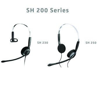 500222 Over-the-head, single-sided communications headset (cable not included)