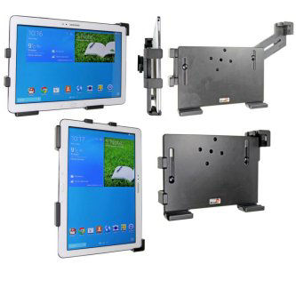 511626 PROCLIP USA, LARGE UNIVERSAL PROCLIP TABLET HOLDER ProClip Large Adjustable Tablet Holders PROCLIP LARGE ADJUSTABLE TABLET HOLDERS UNIVERSAL TABLET HOLDER LARGE This holder is made to fit a tablet without a case. Fits most 10 - 12 inch tablets without a case (up to 10 mm thick). Easily slide device in and out of holder with spring action corner. Includes Tilt-Swivel to angle holder 15 degrees any direction. Width adjustment 226 - 309 mm (8.9 - 12.1 in). Height adjustment 151 - 226 mm (5.9 - 8.9 in)