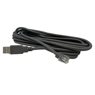 520015 LOGIC CONTROLS, KB9000 USB CABLE, 9FT WITH RJ11-6 PLUG<br />CABLE, RJ11 to USB, 9 FT, for KB9/KB17<br />LOGIC CONTROLS, KB9CABLE-USB, CABLE, USB, RJ TO USB KB9000