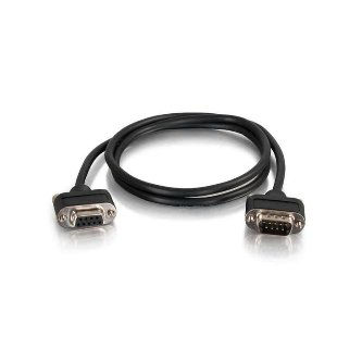 52186 12" CMG DB9 NULL MODEM M-F BLACK Cable (12 Feet, CMG DB9 Null Modem M-F, Black) Cables to Go Data Cables 12ft CMG DB9 Null Modem M-F