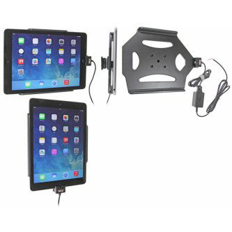 527577 PROCLIP USA, CHARGING HOLDER WITH TILT SWIVEL FOR HARD WIRED INSTALLATION APPLE IPAD AIR Charging Holder for Hard-Wired Installation. Custom fit to your bare device -Includes tilt-swivel to angle holder 15 degrees any direction. Allows rotation between portrait and landscape view. IPAD AIR CHARGE HARDWIRED Charging Holder for Hard-Wired Installation. Custom fit to your bare device iPad 9.7 (5th Gen 2017 & 6th Gen 2018) and iPad Air. Includes Tilt-Swivel to angle holder 15 degrees any direction. Rotate between portrait and landscape view. Due to the size of the iPad it may block buttons or not fit on your dashboard when used with a vehicle dashboard mount. Please review where your ProClip dashboard mount will be located and check if the iPad will fit in that location.<br />NC/NR IPAD AIR CHARGE HARDWIRED<br />PROCLIP USA, NCNR, CHARGING HOLDER WITH TILT SWIVEL FOR HARD WIRED INSTALLATION APPLE IPAD AIR