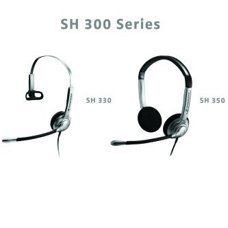 5356 Overhead, bi headset - Large ear caps