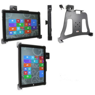 539718 PROCLIP USA, HOLDER WITH TILT SWIVEL AND KEY LOCK, MICROSOFT SURFACE PRO 3 WITH UAG SCOUT/ROUGE CASE SURFACE PRO3 HLDR TILT SWIVEL & KEY LOCK SURFACEPRO3w/CASE HOLDER KEYLOCK Surface Pro 3 Key Lock Holder for UAG case. Custom Fit For: Microsoft Surface Pro 3. Custom fit to your device with UAG case. Includes Tilt-Swivel to angle holder 15 degrees any direction. Rotate between portrait and landscape view. Combine with a ProClip vehicle mount for a full mounting solution. ONLY for Surface Pro 3 with UAG Scout or UAG Rogue case. All holders are keyed randomly. If you need all keys to be the same on a multi-piece order please contact us via phone.<br />NC/NR SURFACEPRO3W/CASE HOLDER KEYLOCK<br />PROCLIP USA, NCNR, HOLDER WITH TILT SWIVEL AND KEY LOCK, MICROSOFT SURFACE PRO 3 WITH UAG SCOUT/ROUGE CASE