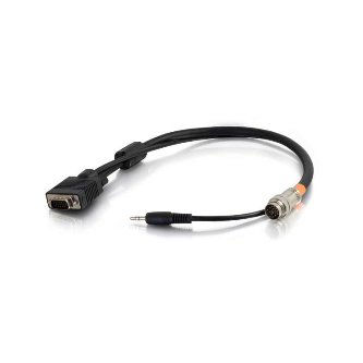 60048 RR HD15+3.5 AUDIO FLYING LEAD 1.5FT 1.5FT RAPIDRUN HD15+3.5MM AUDIO LEAD Cable (1.5 Foot, RR HD15+3.5 Audio Flying Lead) Cables to Go Data Cables RR HD15+3.5 AUDIO FLYING LEAD1.5FT