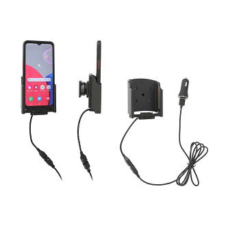 721314 NC/NR Charging Holder,Tilt-Swivel,Samsng<br />PROCLIP USA, NCNR, CHARGING HOLDER, TILT-SWIVEL, POGO PINS AND CIGARETTE LIGHTER ADAPTER FOR SAMSUNG XCOVER6 PRO SM-G736