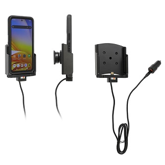 721412 PROCLIP USA, USB-C CHARGING CRADLE WITH TILT SWIVEL 4 FT. (120CM) USB-C CABLE WITH DUAL USB CIG PLUG FOR ZEBRA EM45 WITH RUGGED BOOT<br />USB-C Charging Cradle Zebra EM45