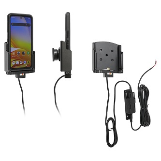 727412 PROCLIP USA, USB-C CHARGING CRADLE WITH TILT SWIVEL 4 FT. (120CM) USB-C CABLE AND DUAL USB HARD-WIRED POWER SUPPLY FOR ZEBRA EM45 WITH RUGGED BOOT<br />USB-C Charge Cradle Honeywell CT30 XP