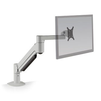 7500-1000-124 7500 Deluxe Mntr Arm Sngl SLV sup8-27lbs<br />HAT DESIGN WORKS, ARM MOUNTS: FULL MOTION 7500 DELUXE MONITOR ARM. INCLUDES UNIVERSAL FLEXMOUNT, & VESA ADAPTERS. 1000 SUPPORTS 8-27LBS (INSTALLS ON WALL OR COUNTER) SILVER