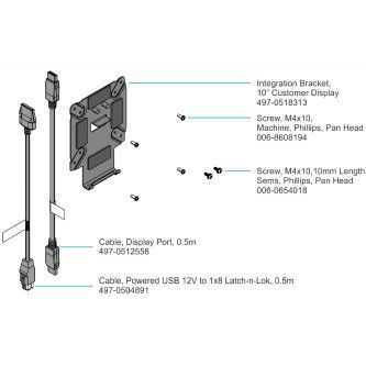 7702-K470 Mount bracket for integration of 10" display to NCR XR7/XR5 stand, display not included NCR, KIT 10" DISPLAY INTEGRATION BRACKET MOUNT FOR NCR, COUNTERPOINT, KIT, 10" DISPLAY INTEGRATION BR NCR, KIT, 10" DISPLAY INTEGRATION BRACKET MOUNT FO KIT - 10" Display Integration Bracket (mount X-Series or XL Display)<br />10" DSPLY BRACKET FOR XR7/5 BASE<br />NCR, KIT, 10" DISPLAY INTEGRATION BRACKET MOUNT FOR X SERIES OR XL DISPLAY<br />"NCR, KIT, 10" DISPLAY INTEGRATION BRACKET MOUNT FOR X SERIES OR XL DISPLAY"