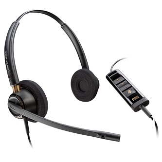 783R3AA Poly EP 525 USB-A Stereo Headset<br />POLY EP 525 USB-A STEREO MULTI 10