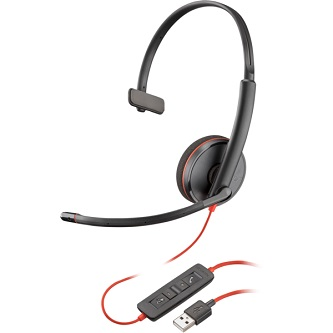 80S01A6 Poly BW 3210 Mono USB-A HS (Bulk)