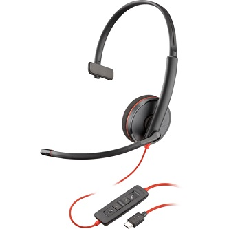 80S09A6 Poly BW 3210 Mono USB-C HS (Bulk)