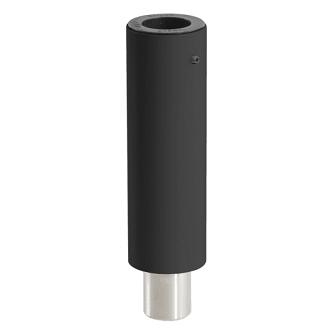 8171-75-6-104 6in extender tube for 7500 Series, black<br />HAT DESIGN WORKS, 6 INCH EXTENDER TUBE FOR 7500 SERIES, BLACK