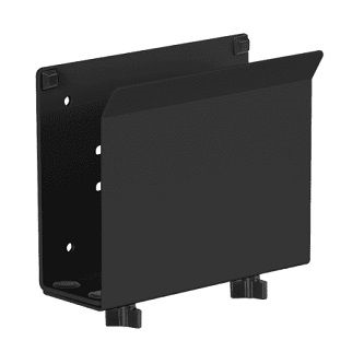 8335-SM-104 Small Adjustable CPU holder, Black<br />HAT DESIGN WORKS, LARGE CPU HOLDER ADJUSTS FROM 2-3"", UP TO 40 LBS.  STURDY METAL CONSTRUCTION KEEPS CPU SAFELY OUT OF THE WAY. MOUNT TO DESK WALL OR HAT WALL TRACK (8326).  BLACK