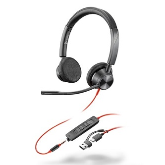 8X221AA Poly BW 3325 USB-C HS +3.5mmP +USB-C/A<br />POLY BW 3325 USB-C HS +3.5MMP +USB-C/A MULTI 10