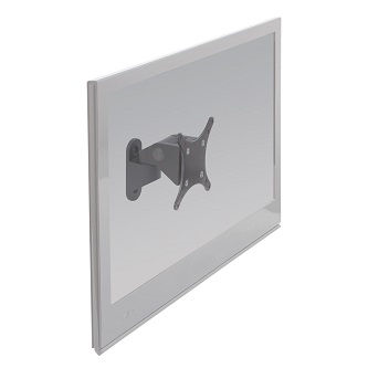9110-HD-104 Wall Mount with Heavy Duty Tilter<br />HAT DESIGN WORKS, ARTICULATING MOUNTS: TOUCHSCREEN WALL MOUNT WITH HD 75/100 VESA TILTER (SINGLE STUD WALL INSTALL)