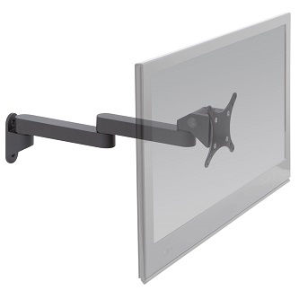 9110-HD-8-5-8-5-104 Articl Wall Mnt w/HD Tilter extn 18.4in<br />HAT DESIGN WORKS, ARTICULATING MOUNTS: TOUCHSCREEN WALL MOUNT WITH HD 75/100 VESA TILTER & 8.5" + 8.5" EXTENSIONS (SINGLE STUD WALL INSTALL)<br />"HAT DESIGN WORKS, ARTICULATING MOUNTS: TOUCHSCREEN WALL MOUNT WITH HD 75/100 VESA TILTER & 8.5" + 8.5" EXTENSIONS (SINGLE STUD WALL INSTALL)"