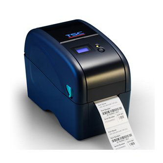 99-040A011-00LF TTP-323 2" wide thermal transfer label printer, 300 dpi, 3 ips (navy) includes real time clock, USB & Serial ports TSC, TTP-323 2" WIDE THERMAL TRANSFER LABEL PRINTE TSC,TTP323, 300DPI, 3IPS, MSD SLOT, RS-232, USB, R