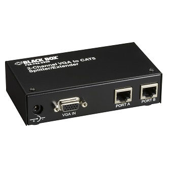 AC600A 2-CHANNEL MINI CAT5 VGA SPLT/EXT TX