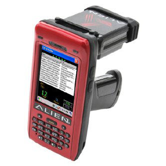 ALH-9011-EMA-DEVC ALR-9011 EMA DEVELOPER KIT,RFID READER ALR-9011 EMA Developer Kit (RFID Reader) Windows Mobile 6.5 Handheld RFID reader, 865 MHz; 1Dbar code scanner; Wireless WLAN 802.11b"g; USB 1.1 Host & Client; Windows CE NET 5.0 operating system; 3.5" color VGA touch screen; Marvel PXA320, 820MHz processor; 256MB Ram " 256MB ROM; 3,000mAh Lithium Polymer battery; Expansion slots: 1 Micro SD slot, 1 SIM slot. For use in Europe, Middle East and Africa. In addition, the ALH-9011 includes: --2D bar code imager --3 mega-pixel fixed focus with flash camera --Wireless Bluetooth v2.0, Class II (SPPP) --Wireless HSDPA option with GPS --Additional 4,400mAh high capacity battery Windows Mobile 6.5 Handheld RFID reader, 865 MHz; 1Dbar code scanner; Wireless WLAN 802.11b/g; USB 1.1 Host & Client; Windows CE NET 5.0 operating system; 3.5" color VGA touch screen; Marvel PXA320, 820MHz processor; 256MB Ram / 256MB ROM; 3,000mAh Lithium Polymer battery; Expansion slots: 1 Micro SD slot, 1 SIM slot. For use in Europe, Middle East and Af