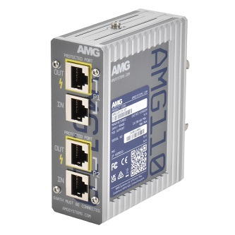 AMG110-2X-SP 2 Channel Industrial PoE Surge Protector