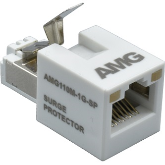 AMG110M-1G-SP Industrial In-Line PoE Surge Protector
