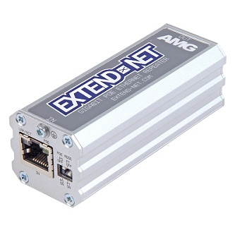 AMG140A-1GR Industrial 1 Ch PoE Ethernet Repeater